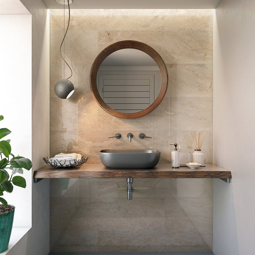 Diana Royal Polished Marble Tile 406x610x12mm