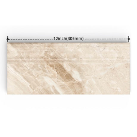 Diana Royal Marble Skirting Baseboard | 125 × 305 × 20mm