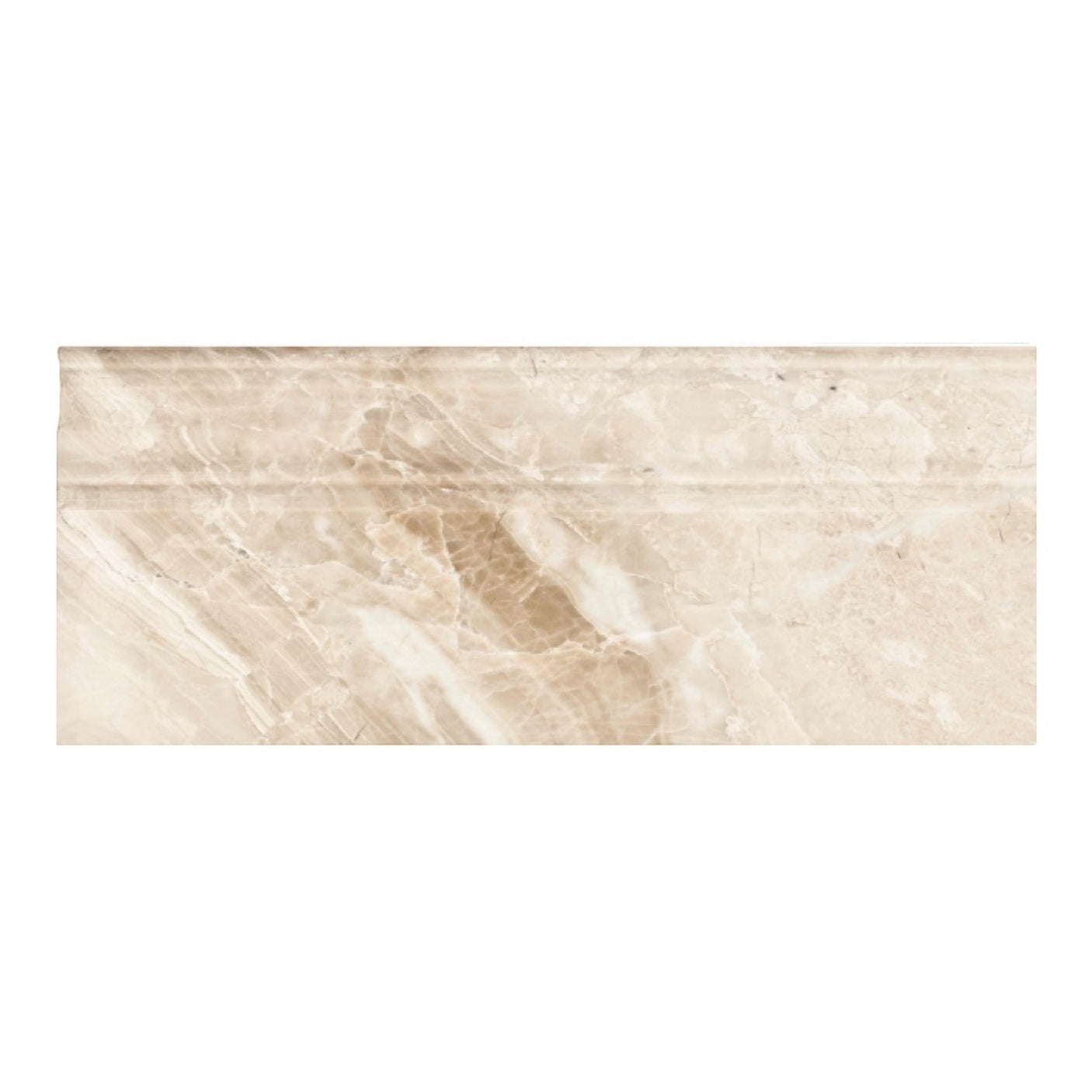Diana Royal Marble Skirting Baseboard | 125 × 305 × 20mm