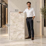 Diana Royal Semi-Polished Honed XL Marble Tiles 600 x 1200 x 20 mm