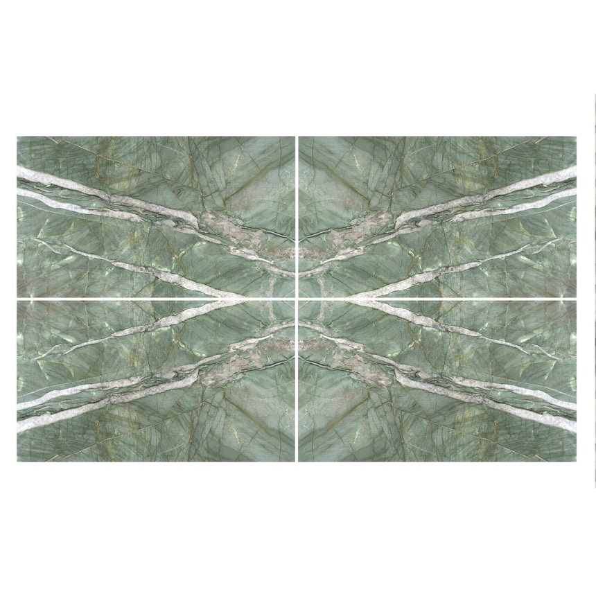 Emerald Crystal Quartzite Natural Stone Slab