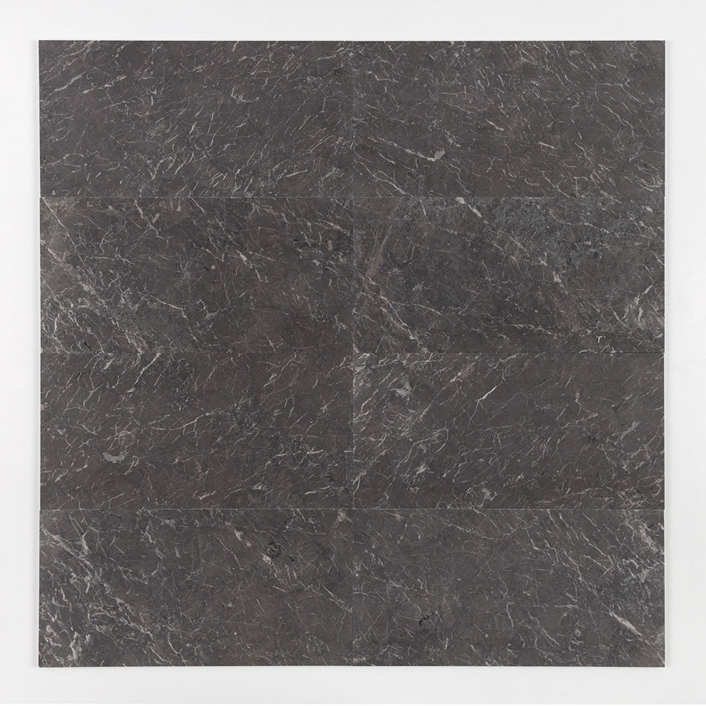 Fitz Black Honed Marble Tile 305×610×12 mm