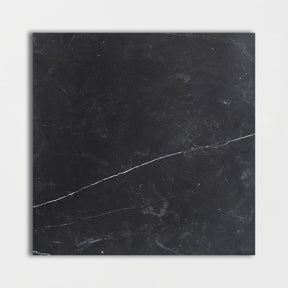 Fitz Black Marble wall tile 305×305×12 mm dark charcoal stone
