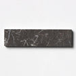 Fitz Black Honed Subway Marble Tile 