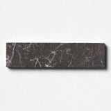 Fitz Black Honed Subway Marble Tile 