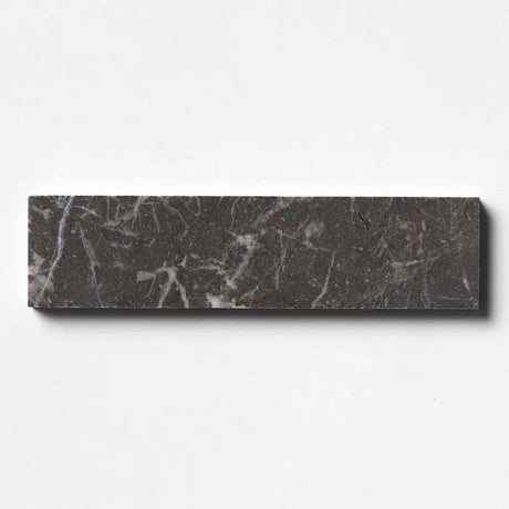 Fitz Black Honed Subway Marble Tile 