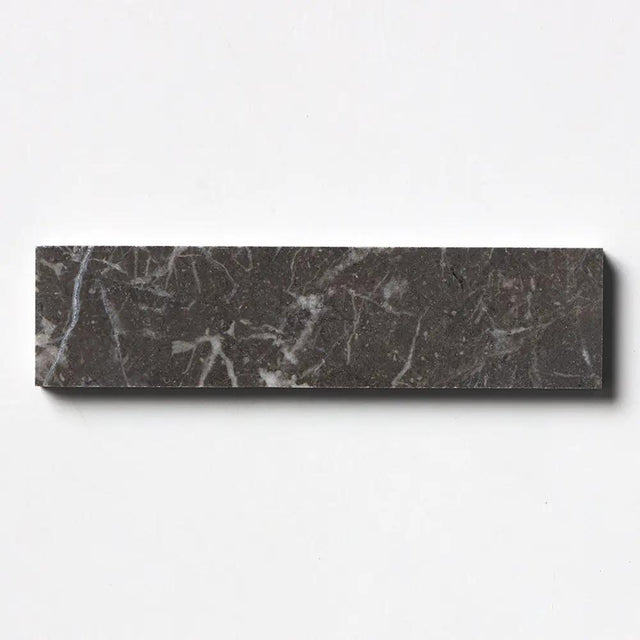 Fitz Black Honed Subway Marble Tile 