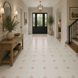 Fitz White Honed Octagon Marble Rosa Verona 305x305x10mm