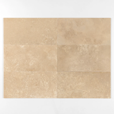 Ivory Honed & Filled Travertine (406x610x12mm)