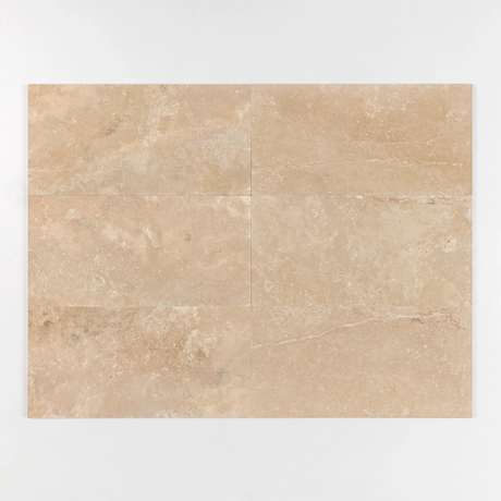 Ivory Honed & Filled Travertine (406x610x12mm)