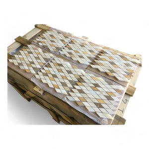 Mix Diamond Natural Stone Mosaic Tiles