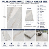 Palissandro Bluette Honed Marble Tiles 
