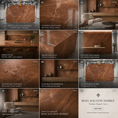 Rojo Alicante Marble Slabs