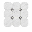 Italian Statuario Honed Octagon Marble Tile | Calacatta Viola 305x305x10mm