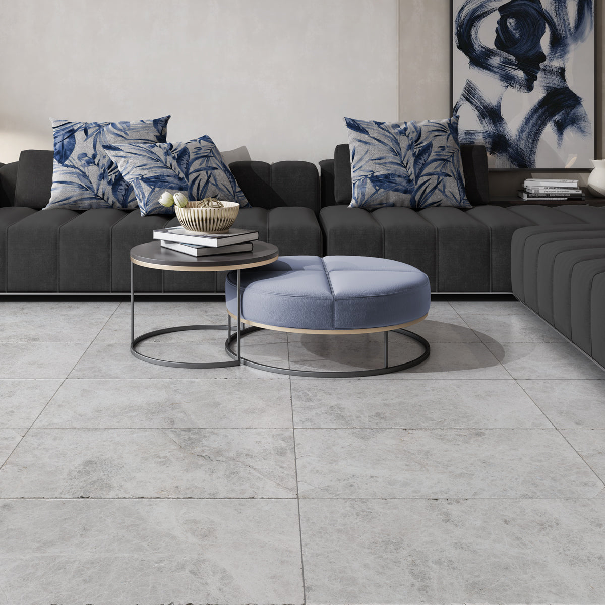 Tundra Tumbled Marble Floor Wall 406x610x12mm