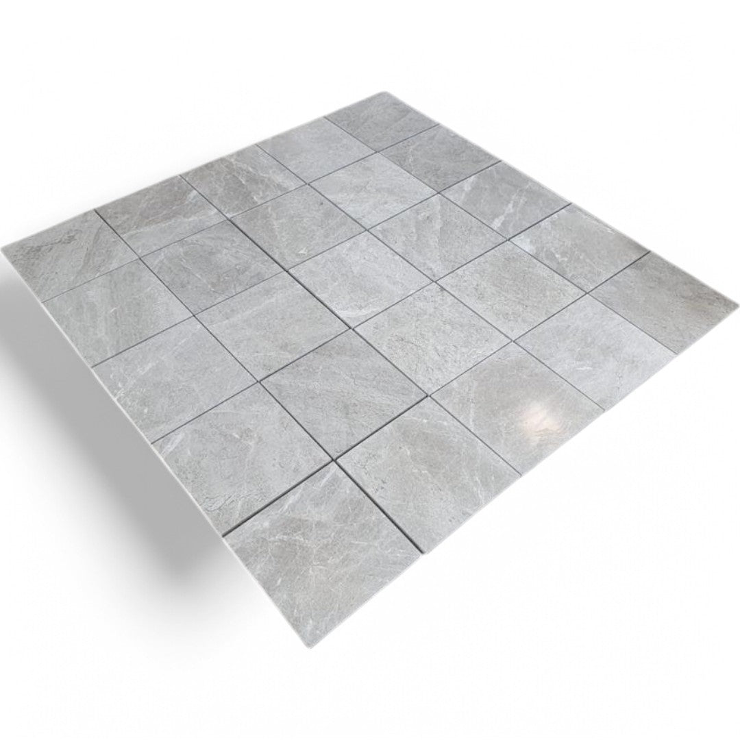 Tundra Honed Marble Tiles 610x610x15mm