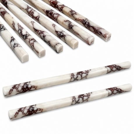 Violetta Polished Marble Pencil Liner Moulding | 305x20x18mm