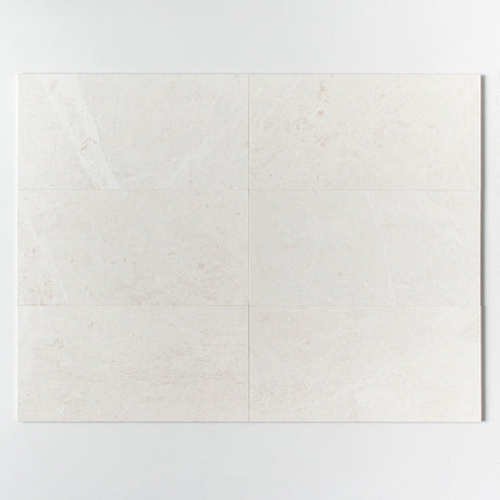 White Emperador Honed Marble Tile