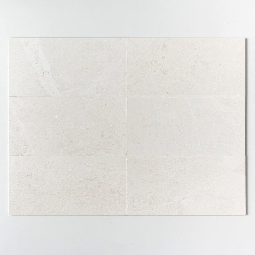 White Emperador Honed Marble Tile