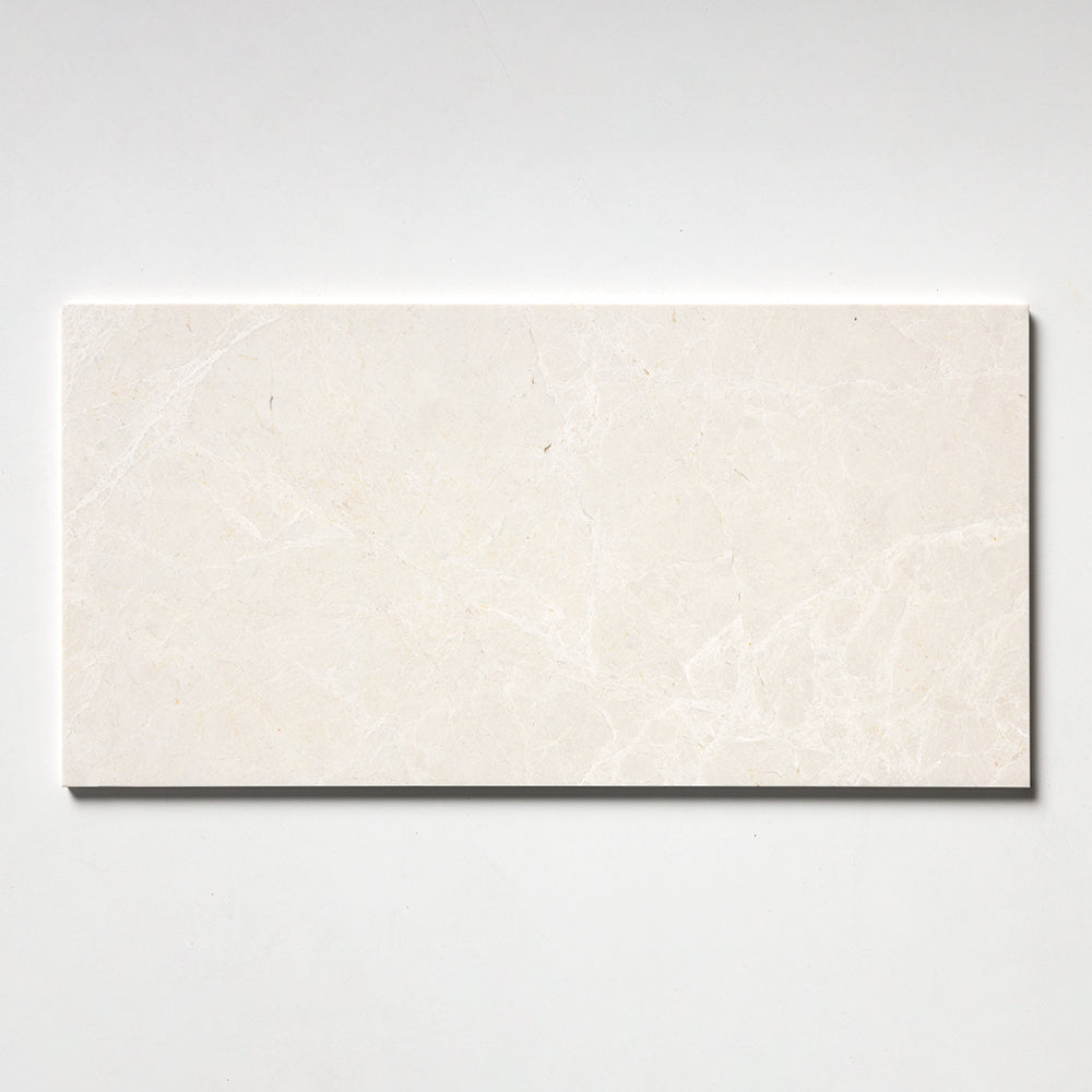 White Emperador Honed Marble Tile