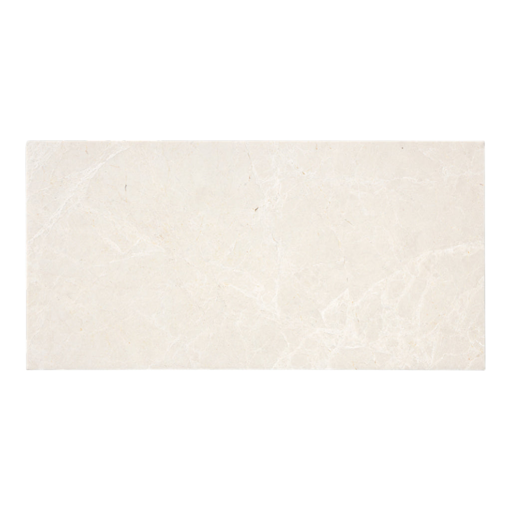 White Emperador Honed Marble Tiles 305x610x12mm
