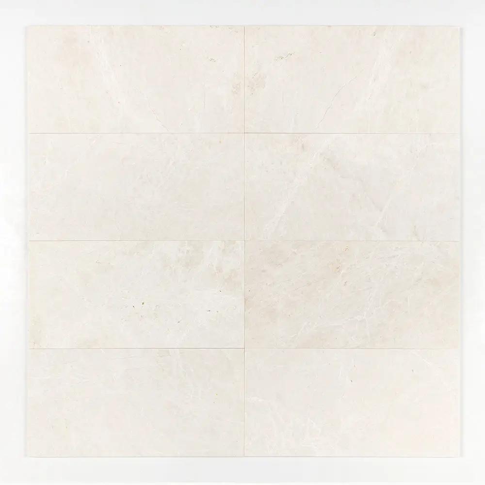 White Emperador Polished Marble Tile