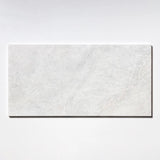 Alpina White Honed Marble Tile