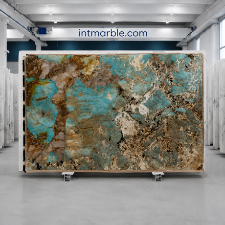 Amazonite Natural Quartzite Slabs