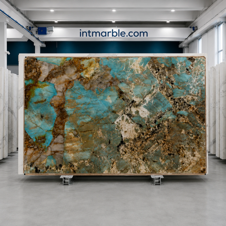 Amazonite Natural Quartzite Slabs