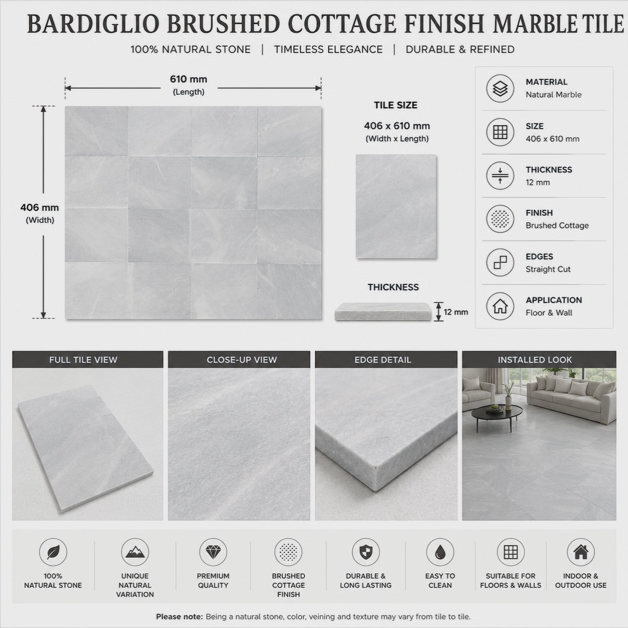 Bardigli Cottage Marble