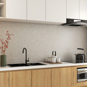 calacatta pink marble mosaic