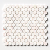 calacatta pink marble mosaic