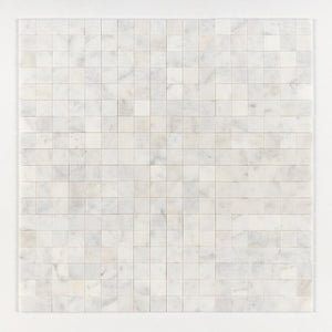 Calacatta T Honed Marble Mosaic - 48x48x10mm
