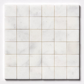 Calacatta T Honed Marble Mosaic - 48x48x10mm