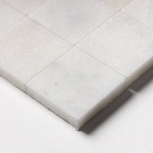 Calacatta T Honed Marble Mosaic - 48x48x10mm