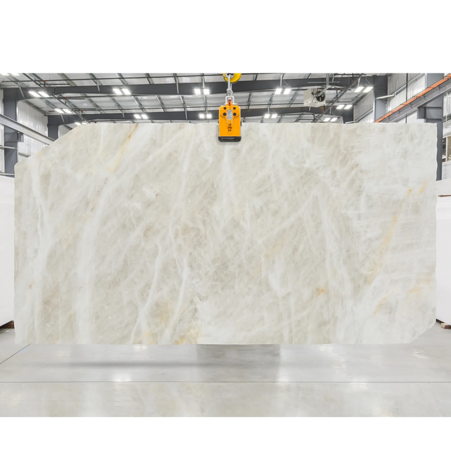 Cristallo Bianco Natural Quartzite Slabs