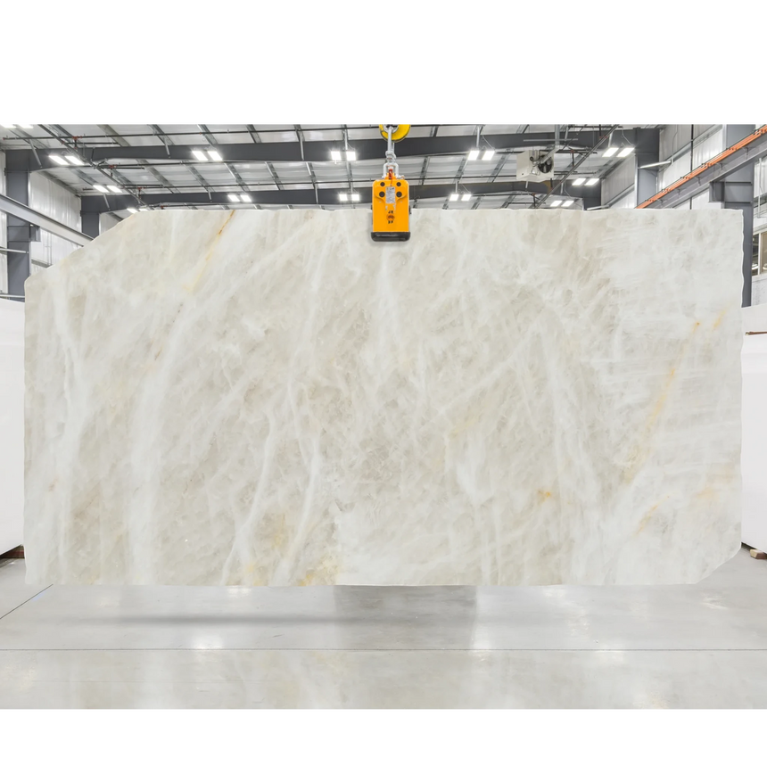 Cristallo Bianco Natural Quartzite Slabs