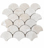 Diana Royal Marble Fish Scale Mosaic Tile Sheet 290x300x10mm
