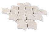 Diana Royal Marble Fish Scale Mosaic Tile Sheet 290x300x10mm