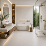 Bianco Namibia Honed Marble Tiles 400x400x12mm