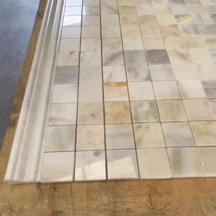 Calacatta Gold Marble Mosaic Tiles 