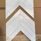 Chevron Marble Mosaic Waterjet Tiles