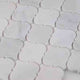 Carrara Polished Arabesque Marble Mosaic Tiles Floor Wall Decor