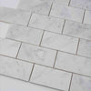 White Carrara Polished Subway Marble Mosaic 