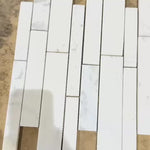 Carrara Bianco polished random strip 