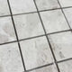 Silver Shadow Honed Square Marble Mosaic Tiles