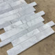 Carrara Bianco polished random strip 