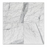 Statuario Italian Marble Tiles 305x305x10mm