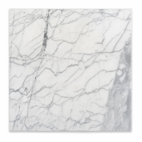Statuario Italian Marble Tiles 305x305x10mm