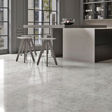 Tundra Gray  Honed Marble Tiles 457x457x12mm